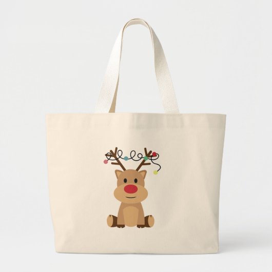 Moderne kerst grote tote bag (Voorkant)