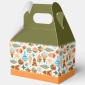 Moderne kerst gunstbox bedankdoosjes (Achterkant)