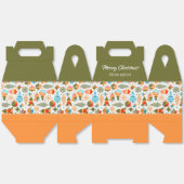 Moderne kerst gunstbox bedankdoosjes (Ongevouwen)