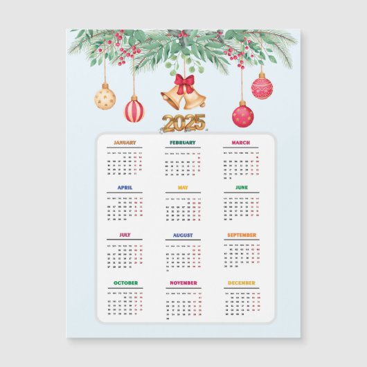 Moderne kerst Holly en rode bessen (Voorkant)