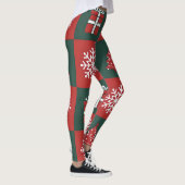 Moderne Kerst Iconen Patroon Leggings (Rechts)