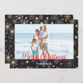 moderne kerst Kaart (Voorkant / Achterkant)