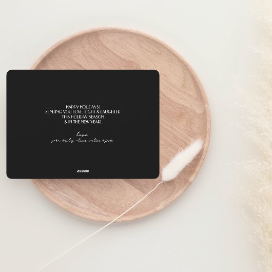 Moderne kerst Kaart | B+W Trendy Collage