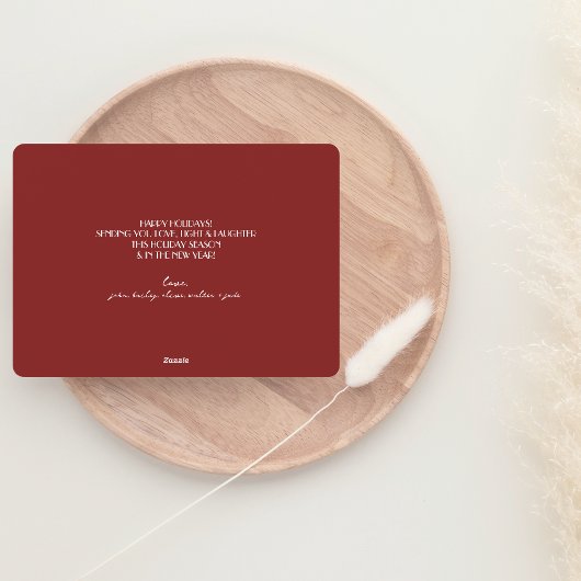 Moderne kerst Kaart | Red Trendy Collage