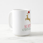 Moderne Kerst Koffiemokken Kerstmis Koffiemok (Voorkant links)