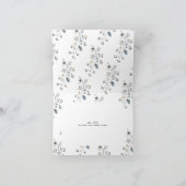 Moderne kerst LOGO Business Folded Feestdagen Kaart (Binnen)