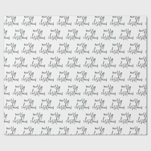 Moderne kerst met feestdag cadeaupapier (Vlak)