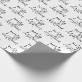 Moderne kerst met feestdag cadeaupapier (Hoek)