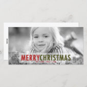 MODERNE KERST | MODERNE KERSTKAART (Voorkant / Achterkant)