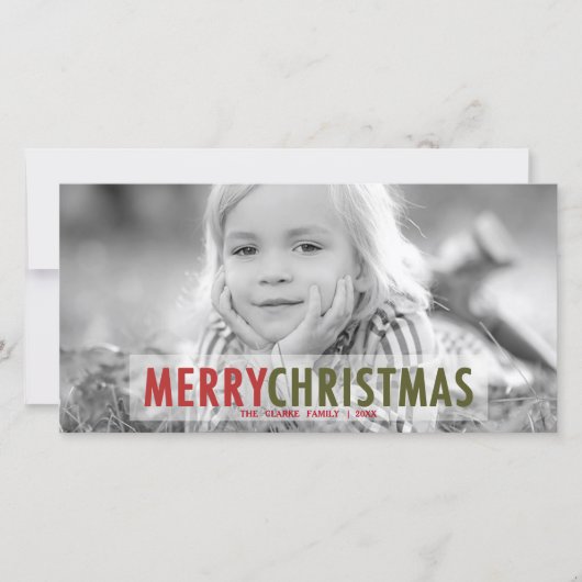 MODERNE KERST | MODERNE KERSTKAART (Voorkant)