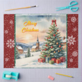 Moderne Kerst Mooie Feestelijke Collectie Tissuepapier (Craft)