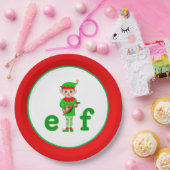 Moderne Kerst Musical Elf Papieren Bordje (Feest)