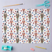 Moderne Kerst Notenkraker Tegels Tissuepapier (Craft)