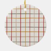 Moderne kerst ornament op maat een foto (Achterkant)