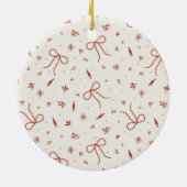 Moderne kerst ornament op maat een foto (Achterkant)