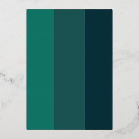 Moderne Kerst Party uitnodiging Groen Echt Goud (Achterkant)