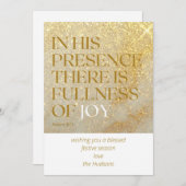 Moderne Kerst Psalm Kerstvakantie  Feestdagenkaart (Voorkant / Achterkant)