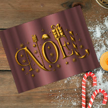 Moderne Kerst Roos Goud Noel