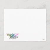 Moderne Kerst Roos Goud Noel Feestdagenkaart (Achterkant)