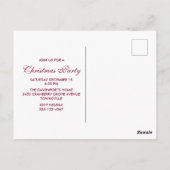 Moderne kerst verpakt Cadeaus & Boom - Party Briefkaart (Achterkant)