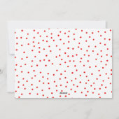 Moderne Kerst Vrolijk en Helder Vakantie Foto Feestdagenkaart (Achterkant)