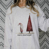 Moderne Kerst Vrolijk en Heldere Winter Trui