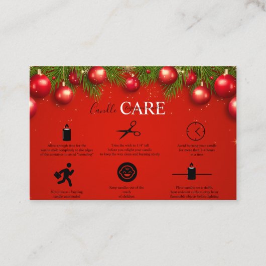 Moderne kerstavond voor zakelijk gebruik visitekaartje (Voorkant)