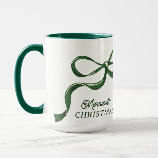 Moderne kerstbogen | Classic Holiday Green Mok (Links)
