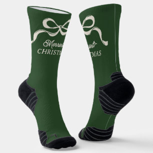 Moderne Kerstbogen Klassiek Groen voor de Feestd Sokken