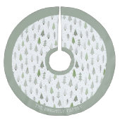 Moderne kerstbomen Blauwe groene naam Borus Kerstboom Rok (Voorkant)