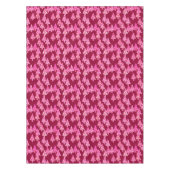 Moderne kerstbomen, Bourgogne en roze Tafelkleed (Voorkant)