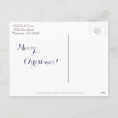 Moderne kerstbomen Briefkaart (Achterkant)