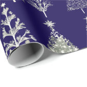 Moderne kerstbomen cadeaupapier (Rol Hoek)