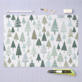 Moderne kerstbomen elegant tissuepapier (Craft)