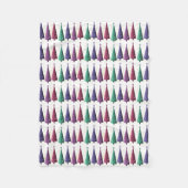 Moderne kerstbomen fleece deken (Voorkant)