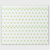 Moderne kerstbomen groen patroon cadeaupapier (Vlak)