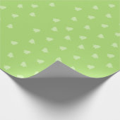 Moderne kerstbomen groen patroon cadeaupapier (Hoek)