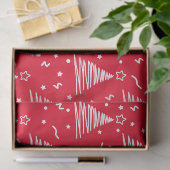 Moderne Kerstbomen Inpakpapier Tissuepapier (Geschenk)