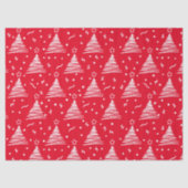 Moderne Kerstbomen Inpakpapier Tissuepapier (Voorkant)