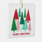moderne kerstbomen keramisch ornament (Rechts)