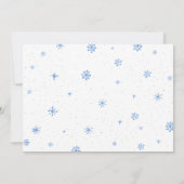 Moderne kerstbomen Merry & Bright Holiday Feestdagenkaart (Achterkant)