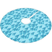 Moderne kerstbomen met metaal - hemelblauw kerstboom rok (Gekanteld)