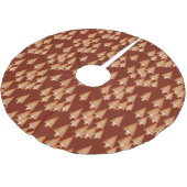 Moderne kerstbomen met metaal - koper kerstboom rok (Gekanteld)