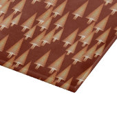 Moderne kerstbomen met metaal - koper snijplank (Hoek)