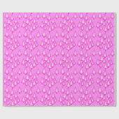 Moderne kerstbomen met metaal - orchidee roze cadeaupapier (Vlak)