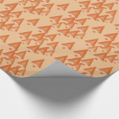 Moderne kerstbomen met metaal - roos goud cadeaupapier (Hoek)