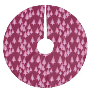 Moderne kerstbomen met metaal - roze en wijn kerstboom rok