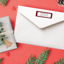 Moderne kerstbomen met seizoensgroeten rood