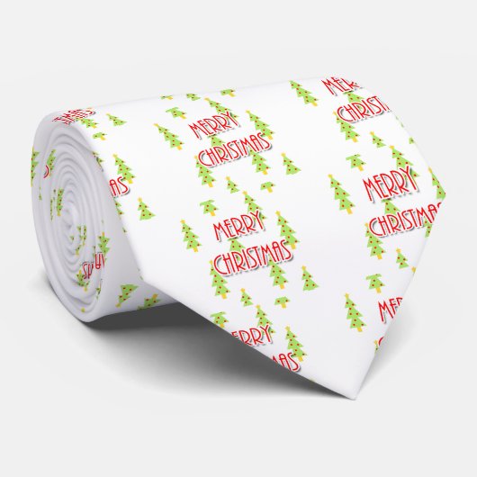 moderne kerstbomen midden eeuw stropdas (Opgerold)