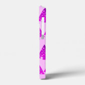 Moderne kerstbomen, orchidee en violet Case-Mate iPhone case (Achterkant / Links)